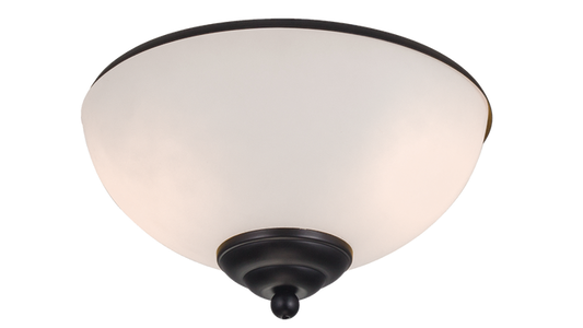 Ceiling Fan Light Kit Wind River KG250 Light Kit in Matte Black Wind River Fans