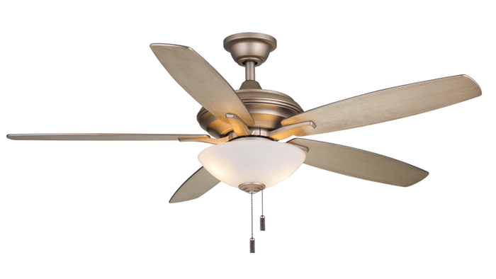 Ceiling Fan Wind River Modelo WR1426 52" Ceiling Fan in Oiled Bronze, Nickel, or Iced Gold Wind River Fans