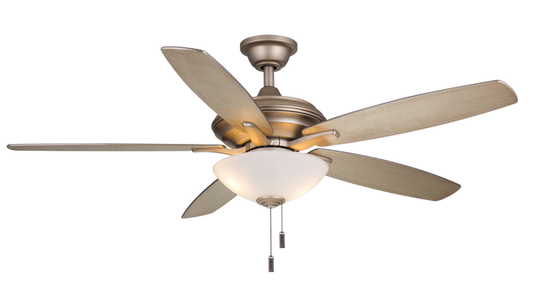 Ceiling Fan Wind River Modelo WR1426 52" Ceiling Fan in Oiled Bronze, Nickel, or Iced Gold Wind River Fans