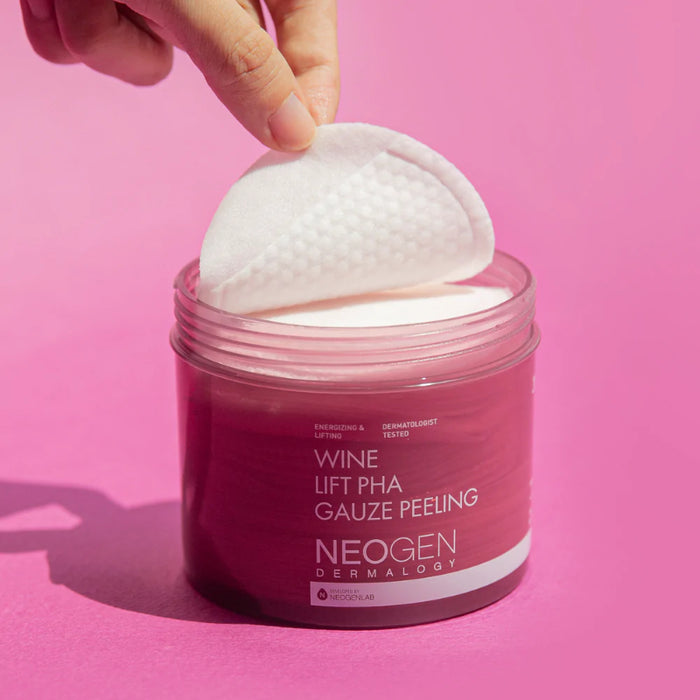 Wine Lift PHA Gauze Peeling - Korean-Skincare