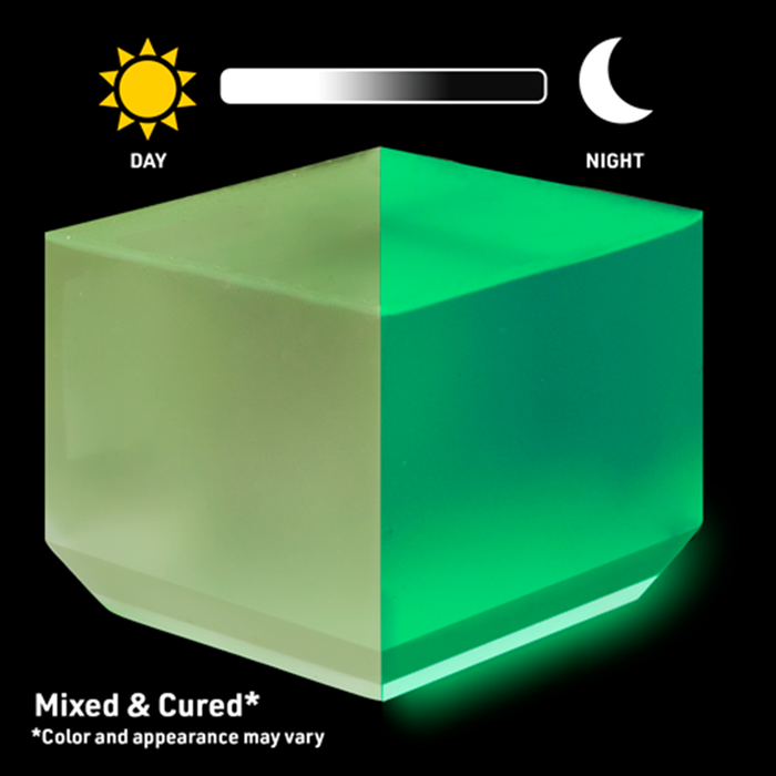 WiseGlow "Lime Light" Glow In The Dark Epoxy Colorant Powder