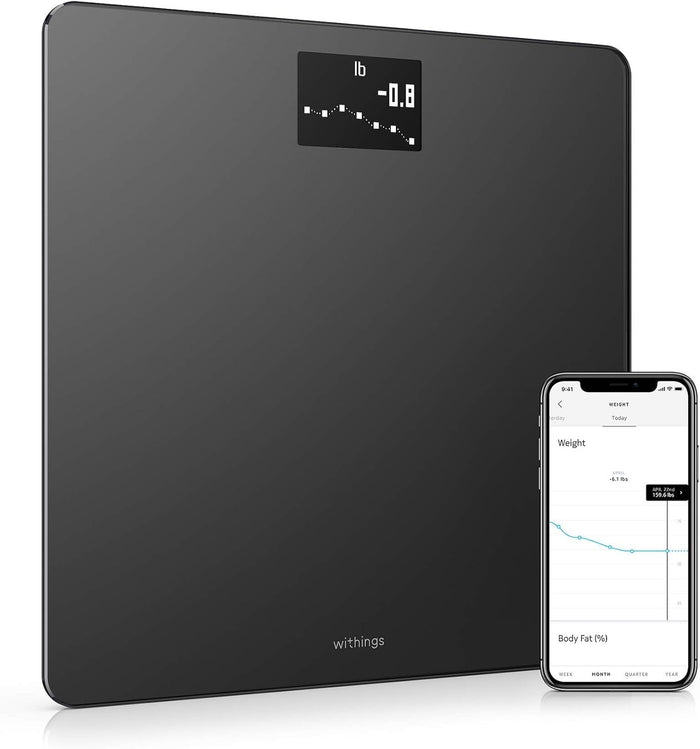 Withings Body Digital Wi-Fi Smart Scale, Black - WBS06-BLACK-ALL-INTER-Single - LL Medico