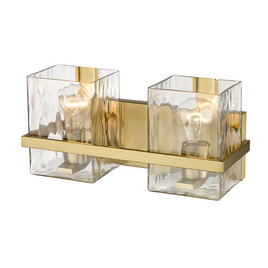 Wall Sconce / Vanity Z-Lite 1938-2V-MGLD Bennington 2 Light Vanity in Modern Gold Z-Lite