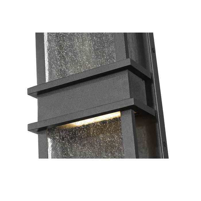 Outdoor Wall Light Z-Lite 577M-BK-LED Eclipse Medium LED Outdoor Wall Sconce Z-Lite